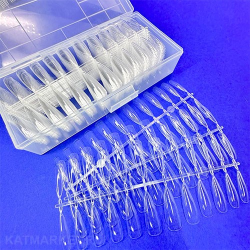 Divinail Гелевые типсы Stylet (прозрачные, Cтилет) 480шт 60828003