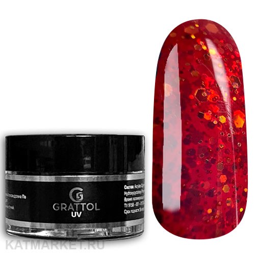 Grattol 15мл Opal Venus Гель для наращивания 10643002