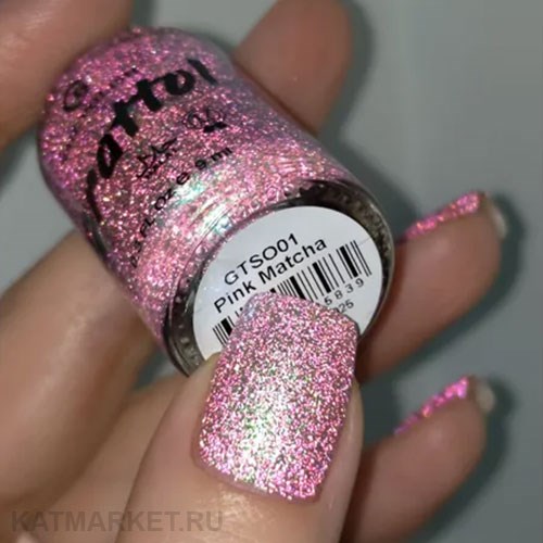 Grattol 9мл GTSO01 Pink Matcha Серия Sveta, otrazhay-ka! Лак для ногтей 10644001