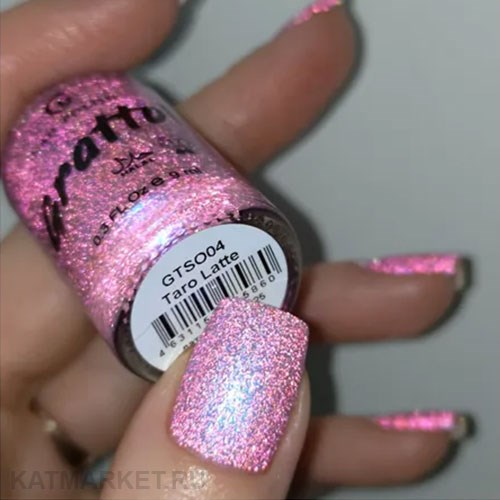 Grattol 9мл GTSO04 Taro Latte Серия Sveta, otrazhay-ka! Лак для ногтей 10644004