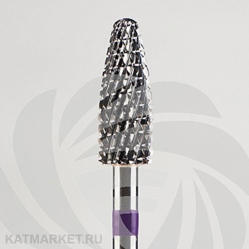 ООО "Фреза" Твердосплавная фреза с крестообразно-поперечной нарезкой 906301 фиолетовая 70801005