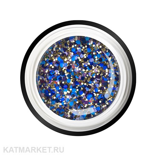 Nail Club 5мл GB-23 Azotic Topaz Гель-краска с пайетками 12205208