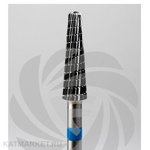 ООО "Фреза" Твердосплавная фреза с прямопоперечной нарезкой 806802 синяя 70801203
