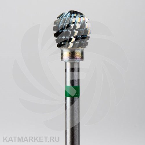 ООО "Фреза" Твердосплавная шаровидная фреза шар 6.0 зеленый 70801560