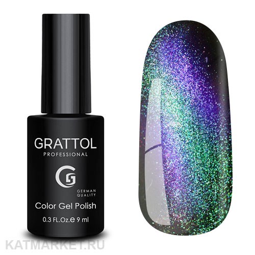 Grattol 9мл 02 Кошачий Глаз 9D 10603102