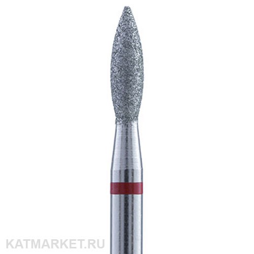 Владмива Фреза алмазная, пламя 2,3 мм, красное 806.104.243.514.023 70601123