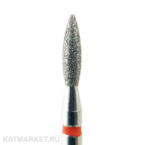 КМИЗ Алмазная фреза 113768 пламя 2,1мм красное 856.104.243.080.021 70112121