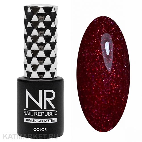 NR 10мл Гель-лак 434 Мерцающий лавовый 11708434