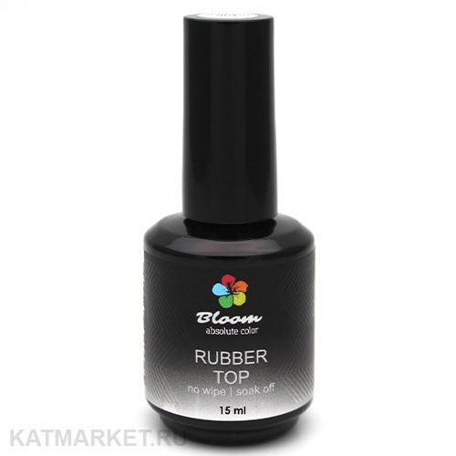 Bloom 15мл Топ каучуковый без липкого слоя 13202001