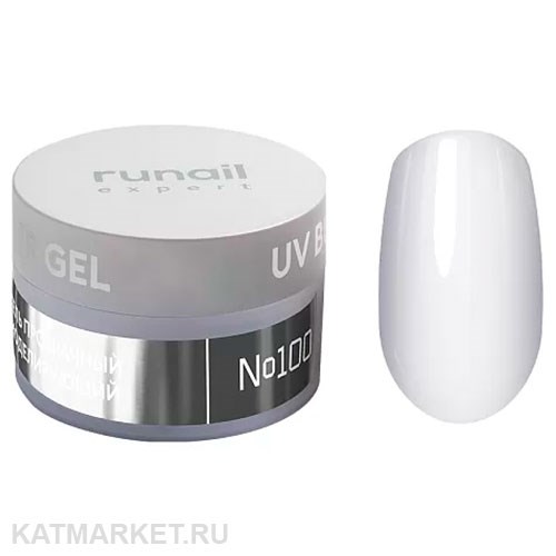 Runail 15г 100 Моделирующий УФ-гель UV Builder Gel банка 13505100