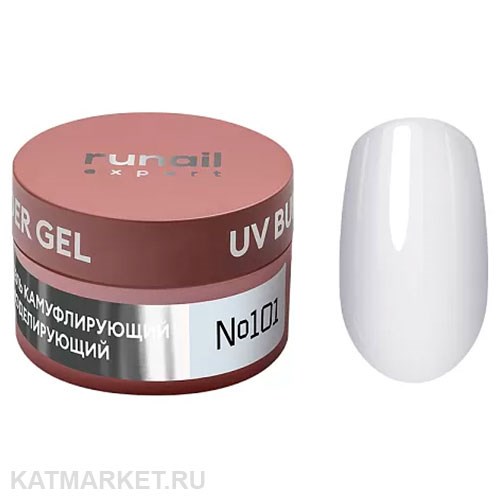 Runail 15г 101 Моделирующий УФ-гель UV Builder Gel банка 13505101