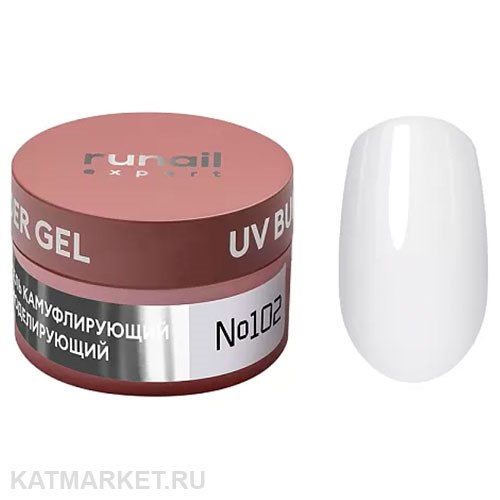 Runail 15г 102 Моделирующий УФ-гель UV Builder Gel банка 13505102