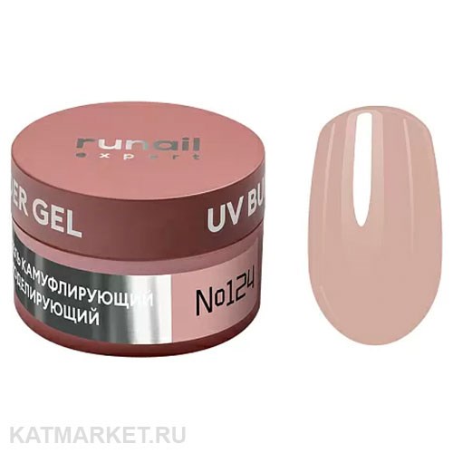 Runail 15г 124 Моделирующий УФ-гель UV Builder Gel банка 13505124