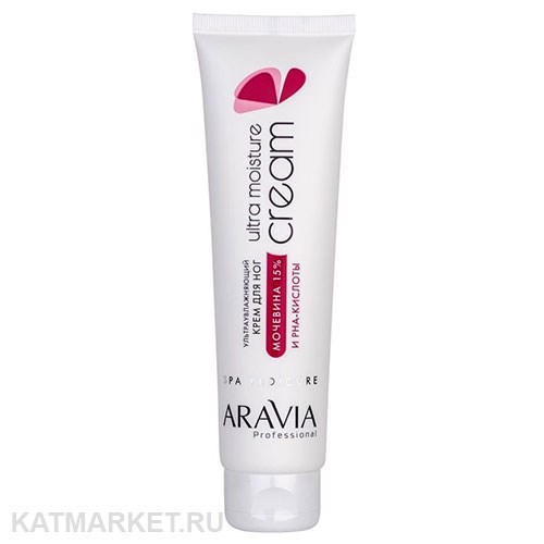 ARAVIA Крем для ног ультраувлажняющий с мочевиной (15%) и PHA-кислотами Ultra Moisture Cream 100мл 22305042