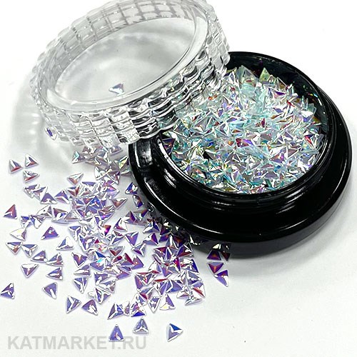Sparkly дизайн треугольники, ультрафиолет 61004003
