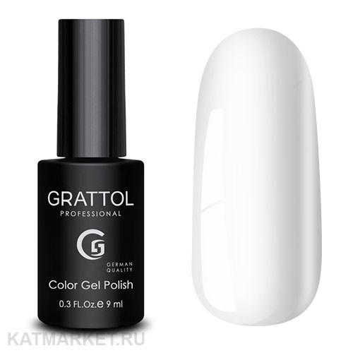 Grattol 9мл 01 White Основная серия 10602001