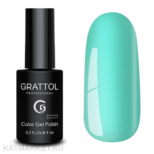 Grattol 9мл 61 Light Turquoise Основная серия 10602061