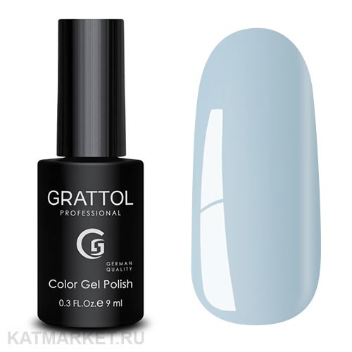 Grattol 9мл 113 Powder Blue Серия Пастель 10602113
