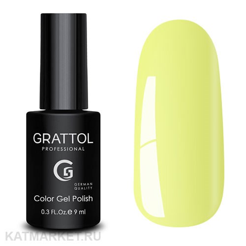 Grattol 9мл 125 Light Yellow Основная серия 10602125