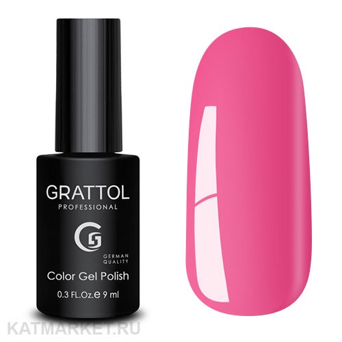 Grattol 9мл 128 Hot Pink Основная серия 10602128
