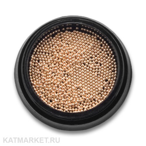 Металлические Бульонки в баночке, бронза 1мм 61302022