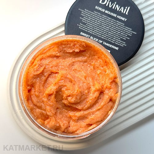 Divinail 250мл Скраб-Мусс с медом Сладкая долька Мандарина 12301305