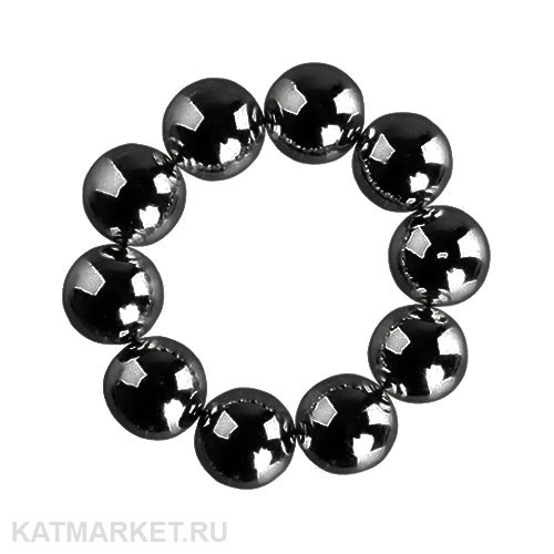 Набор магнитных шариков, черные 10шт 60820053