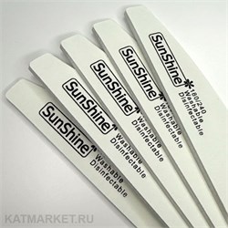 Пилка SunShine Луна 180/240 белая, блок 25шт 60607522