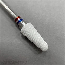 Divinail Керамическая фреза, конус, сине-красная 70000042