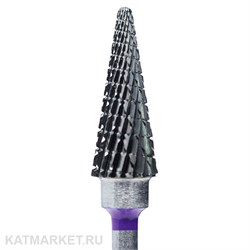 Кристалл Твердосплавная фреза 23160 конус фиолетовый 70523160
