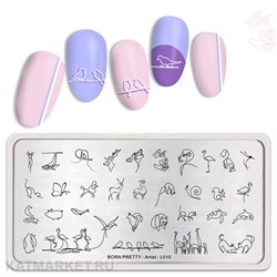BornPretty Пластина для стемпинга Artist L010 60501030