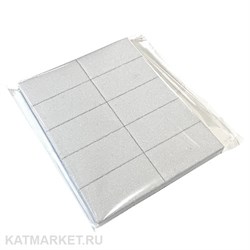 Набор бафов 100/150 белые 6х3см в упаковке 10шт 60616301