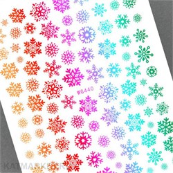 Наклейки PopFinger серия WG 440 радужные 61207044