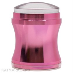 Штамп для стемпинга металлический хром, розовый 60503112