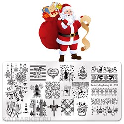 BeautyBigBang Пластина для стемпинга XL 093 60506093