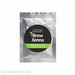 BrowXenna Хна для бровей Бесцветная, Natural Care, мини-саше 1г 83305001