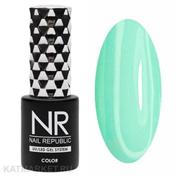 NR 10мл Гель-лак 311 Бирюзово-голубой Крайола 11708311