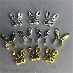 {{photo.Alt || photo.Description || 'ZooNail Фигурки объёмные Маски зайчика 10шт (1872)'}}