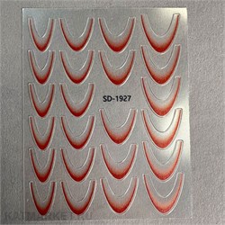 ZooNail Наклейки Френч красный (1927) 61601927