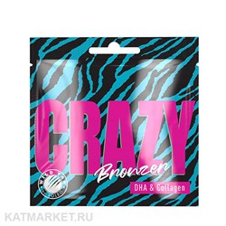 Soleo Крем для загара в солярии Crazy Bronzer бронзатор с антивозрастной формулой и быстрым эффектом загара 15мл 30208011