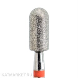КМИЗ Алмазная фреза 117956 цилиндр скругленный 4мм красный 856.104.141.090.040 70119140