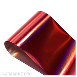 Фольга Голография 50см, Красная 61502005