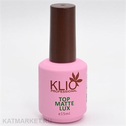 Klio 15мл Топ Матовый Lux с липким слоем 11604051