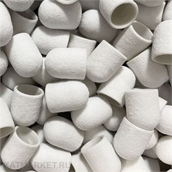 Colorcaps Колпачок для педикюра White 10мм, 240 грит 70220125