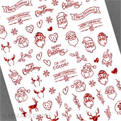 Наклейки PopFinger серия CB 147 красные 61207034