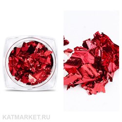 Поталь в баночке, красная 61003011