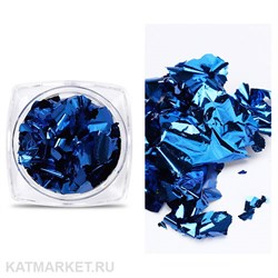 Поталь в баночке, синяя 61003012