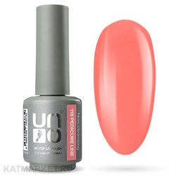 {{photo.Alt || photo.Description || 'Uno 8г Pedicure Line 118 коралловый Однофазный гель-лак'}}