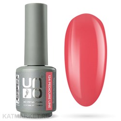 {{photo.Alt || photo.Description || 'Uno 8г Pedicure Line 124 темно-коралловый Однофазный гель-лак'}}