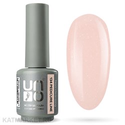{{photo.Alt || photo.Description || 'Uno 8г Pedicure Line 134 бежевый с шиммером Однофазный гель-лак'}}